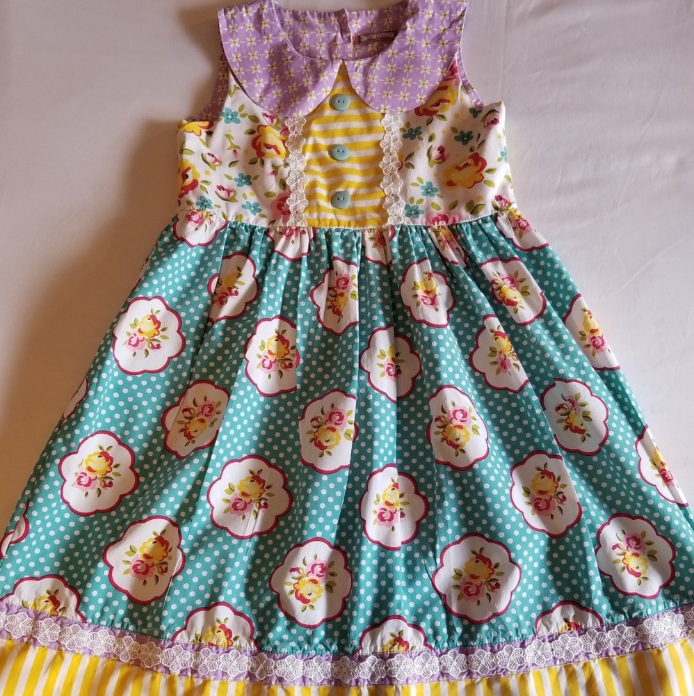 Jelly The Pug floral print dress size 14